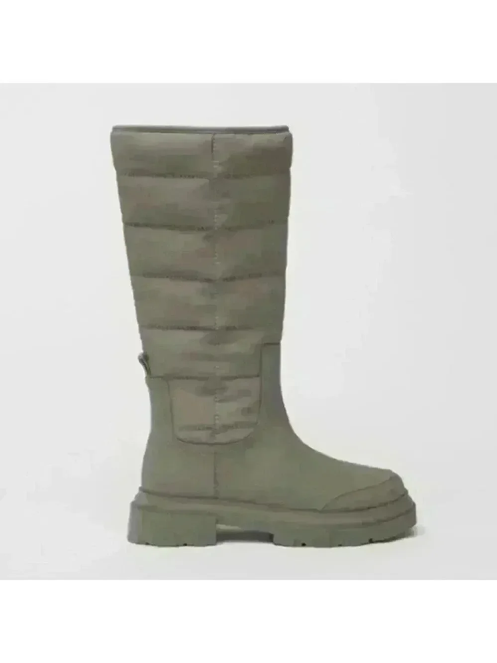 Zara Quilted Rubberized Boots